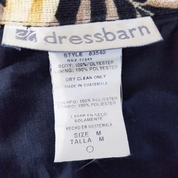 DRESSBARN TROPICAL FLOWER PRINT BLAZER - VINTAGE STYLE - Picture 15 of 15